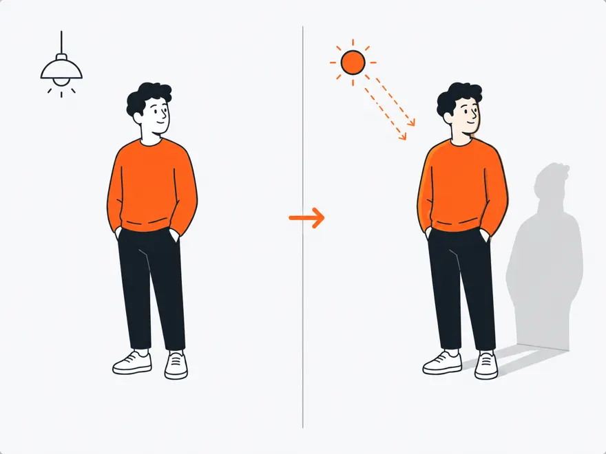 Before and after example